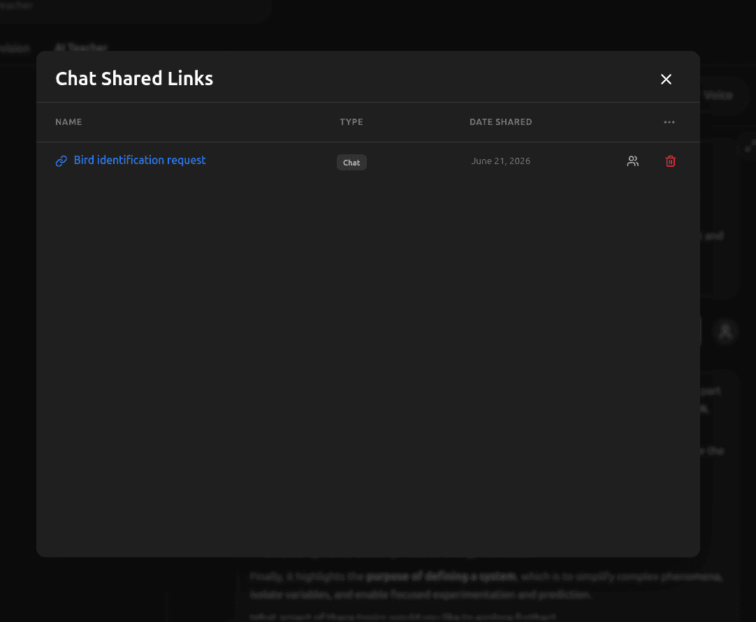 Shared Link Access Control
